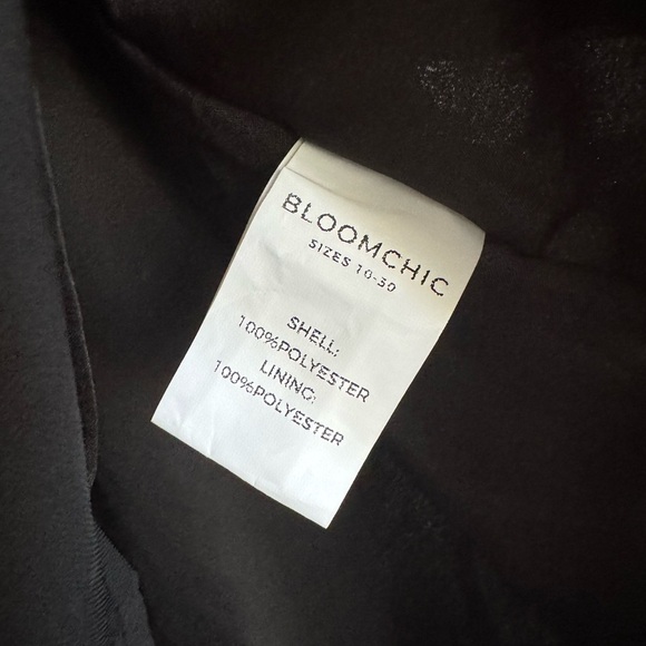 NWT-BloomChic Anti-Wrinkle Shirred Ruffle Sleeve Mesh Frill Trim Blouse Sz 12/Lg - Picture 13 of 15